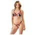 Cottelli - open bh set met metalen ringen - rood