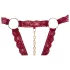 Cottelli - open bh set met metalen ringen - rood