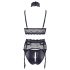Cottelli Bondage - Kantset met Boeien (Zwart) - XL