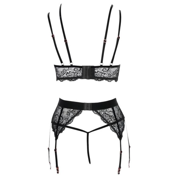 Abierta Fina - lingerie set - kant - zwart