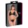 Cottelli - transparante kanten bh-set (zwart) - M