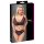 Cottelli Plus Size - doorzichtig patroon BH set (paars)