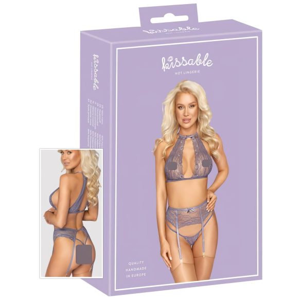 Kissable - kusbare kanten lingerie set (paars)