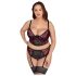 Cottelli Plus Size - bh-set (rood)