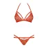 Obsessive - bh setje - bandjes kant rood