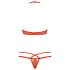 Obsessive 838-SET-3 - rode kanten bh-set met bandjes