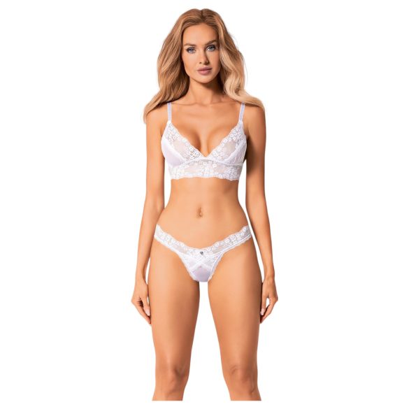 Obsessive Set Heavenlly - kanten bh-set (wit)