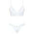 Obsessive Set Heavenlly - kanten bh-set (wit)