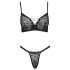 Cottelli Party - veterset BH (zwart) - 80B/M