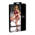 Cottelli Bondage - Kruisband BH-set (rood) - M