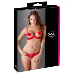   Cottelli - Bh set - Verleidelijke bustehouder met string - Zwart