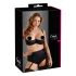 Cottelli Plus Size - bh zonder cups (zwart) - 90D