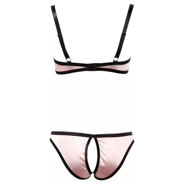 Cottelli - Bh set - Gestreept - Zwart - 80B/M