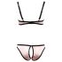 Cottelli - Gestreepte push-up set - 85B/L
