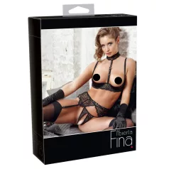 Abierta Fina - Verleidelijke kant - lingerie set (trio)