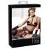 Abierta Fina - Lingerieset met kant - 3-delig - zwart