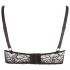 Cottelli Plus Size - bh met bandjes en ringen - zwart - 95F
