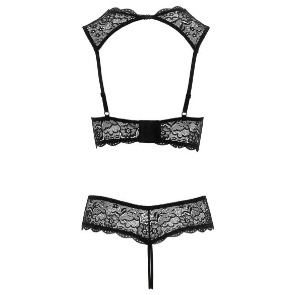 Cottelli - open bh set (zwart) - 85B/L