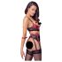 Cottelli Bondage - Rood kanten push-up set - M