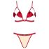 Obsessive Rubinesa - pikant lingerie set (rood)