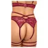 Abierta Fina - open bh set - met ketting - rood - M