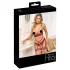 Abierta Fina - open bh set - met ketting - rood - L