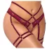 Abierta Fina - open bh set - met ketting - rood - L