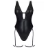 Obsessive Punta Negra - glanzende badkleding (zwart) - M