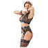 Cottelli Bondage - Kanten 4-delige lingerie set - M