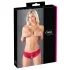 Cottelli - open dames string met strikje - rood - M