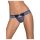 / Obsessive Auroria - geborduurde damesstring met strik (blauw) - L/XL