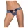 Obsessive Auroria - dames string - strikje geborduurd - blauw - L/XL