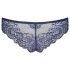 / Obsessive Auroria - geborduurde damesstring met strik (blauw) - L/XL