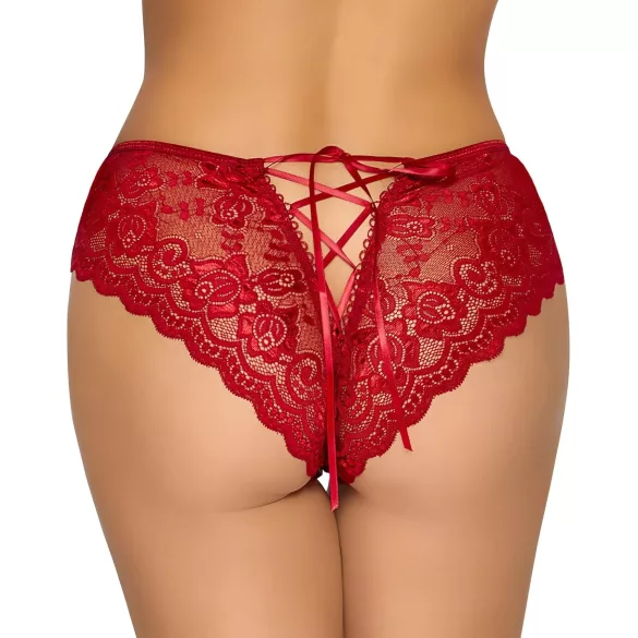 Cottelli - open slipje - kant - rood - L