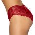 Cottelli - open kanten slipje (rood) - XL