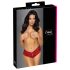 Cottelli - open kanten slipje (rood) - XL