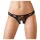 Cottelli - String slip dames - kant - zwart - XL