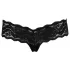 Cottelli - String slip - Kant met kralen - Zwart - M