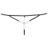 Cottelli - dames string open kruis - strass steentjes - zwart
