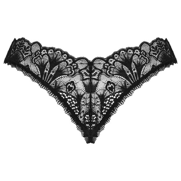 Obsessive Donna Dream - kanten open string (zwart)