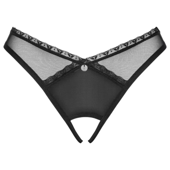 Obsessive - open string - zwart - XL/XXL