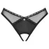 Obsessive - open string - zwart - XL/XXL