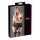 Cottelli Plus Size - kanten, veters jarretel (zwart) - XL