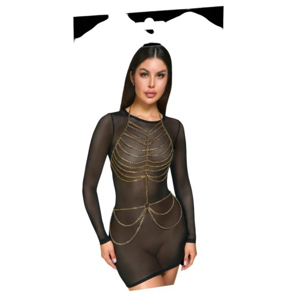 Cottelli - Lichaamsharnas met kettingen - goudkleurig