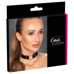 Cottelli - halsband met hartje - zwart