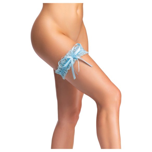 Cottelli - bruid kousenband - blauw - S-L