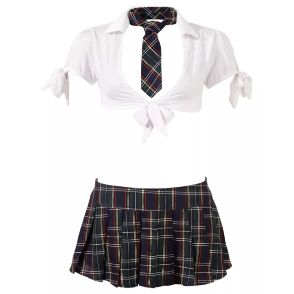 Cottelli - schoolmeisje kostuum set - verkleedset dames - S