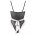 Cottelli - Lingerie body - Sexy kamermeisje - Zwart - M
