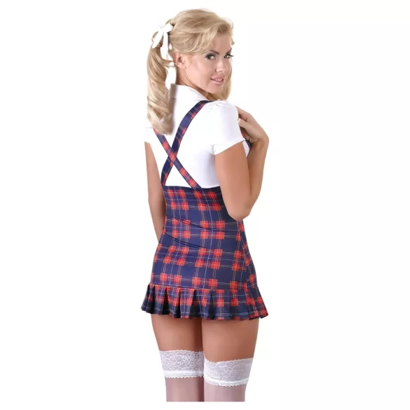 Cottelli - Schoolgirl kostuum - Geruit - Verkleedjurk - XL