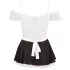 Cottelli - Verleidelijke kamermeisje outfit - Kant - Zwart - M